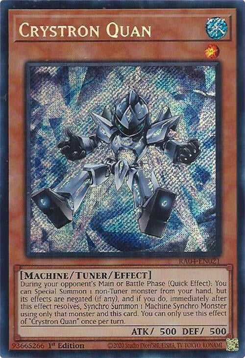 Crystron Quan [RA04-EN021] Secret Rare | Exor Games New Glasgow