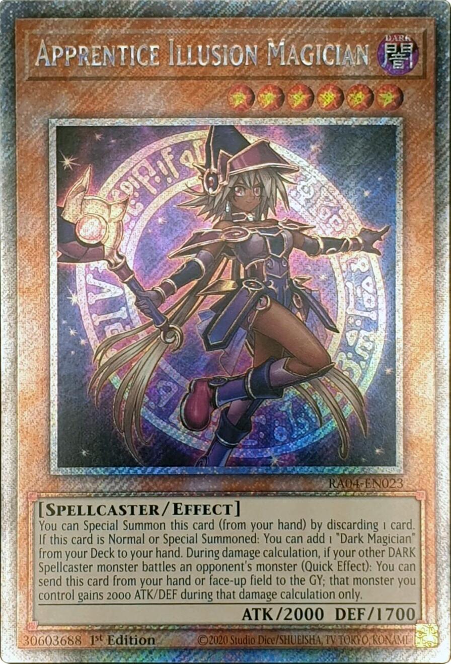 Apprentice Illusion Magician [RA04-EN023] Platinum Secret Rare | Exor Games New Glasgow