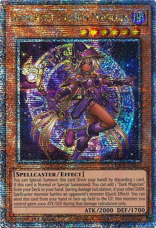 Apprentice Illusion Magician [RA04-EN023] Quarter Century Secret Rare | Exor Games New Glasgow