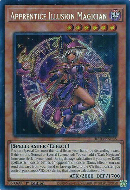 Apprentice Illusion Magician [RA04-EN023] Secret Rare | Exor Games New Glasgow