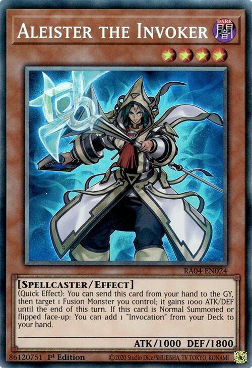 Aleister the Invoker (Alternate Art) [RA04-EN024] Prismatic Collector's Rare | Exor Games New Glasgow