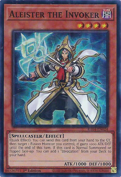 Aleister the Invoker (Alternate Art) [RA04-EN024] Super Rare | Exor Games New Glasgow