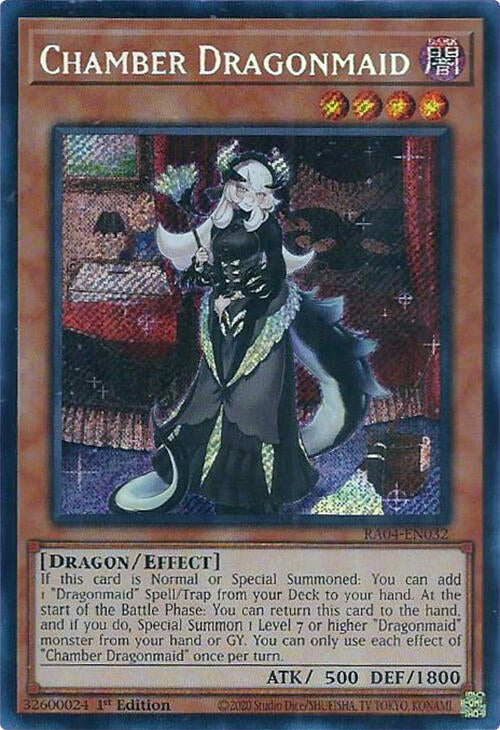 Chamber Dragonmaid [RA04-EN032] Secret Rare | Exor Games New Glasgow