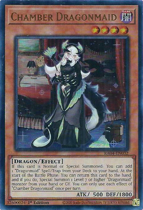 Chamber Dragonmaid [RA04-EN032] Ultra Rare | Exor Games New Glasgow