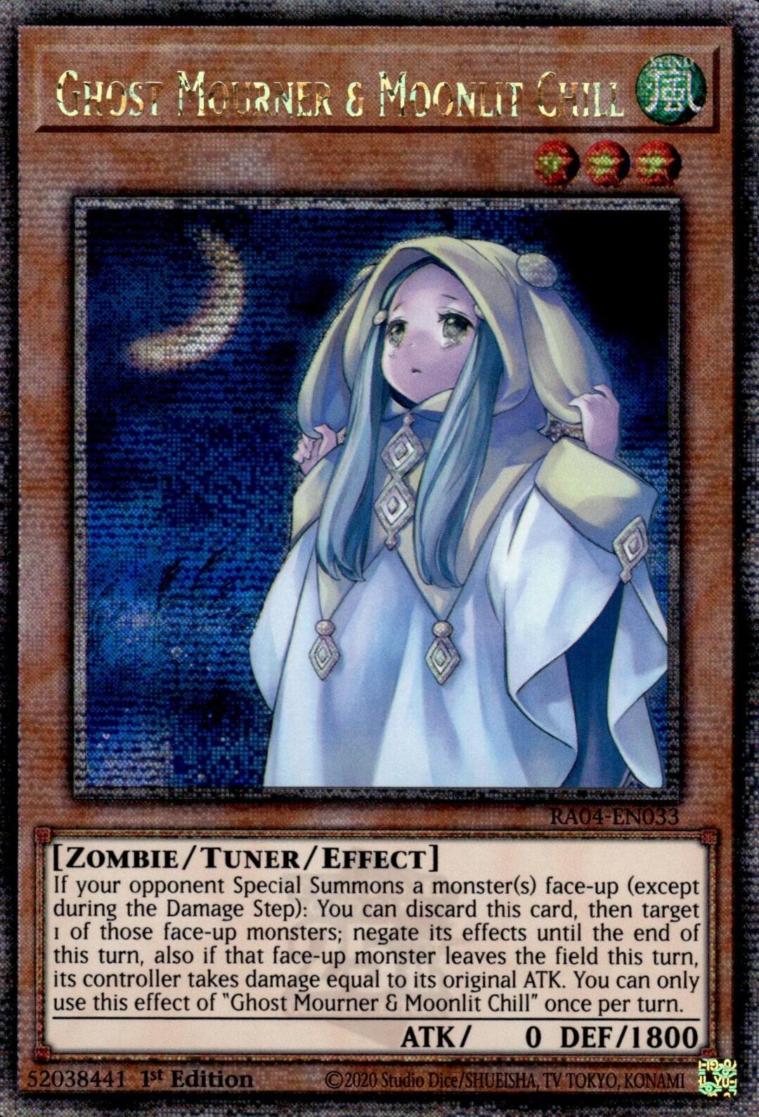 Ghost Mourner & Moonlit Chill [RA04-EN033] Quarter Century Secret Rare | Exor Games New Glasgow