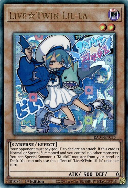 LiveTwin Lil-la [RA04-EN036] Prismatic Ultimate Rare | Exor Games New Glasgow