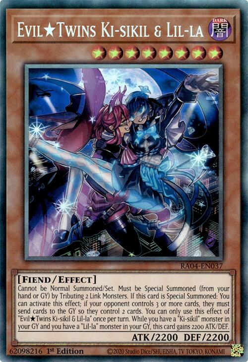 EvilTwins Ki-sikil & Lil-la [RA04-EN037] Prismatic Collector's Rare | Exor Games New Glasgow