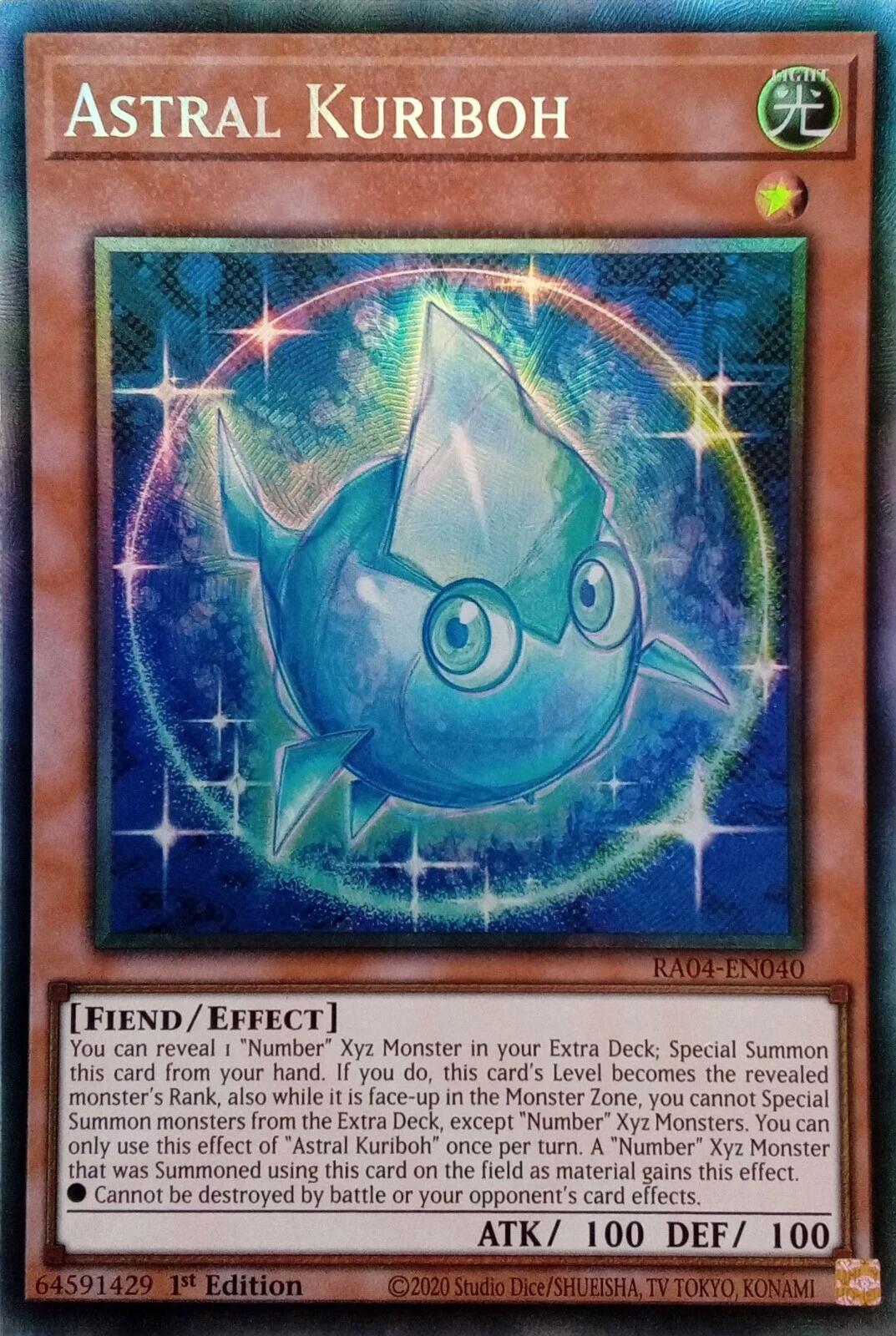 Astral Kuriboh [RA04-EN040] Prismatic Collector's Rare | Exor Games New Glasgow