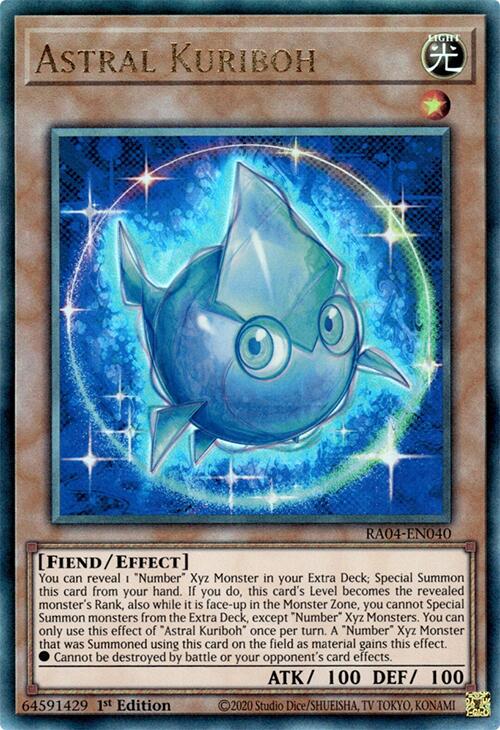 Astral Kuriboh [RA04-EN040] Prismatic Ultimate Rare | Exor Games New Glasgow