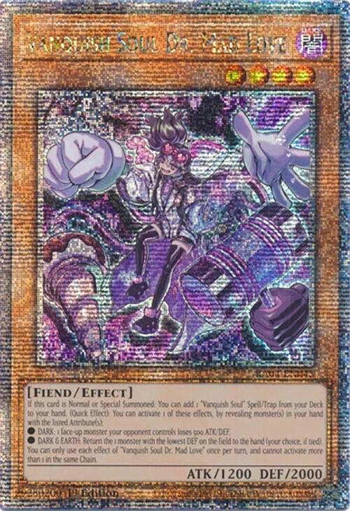 Vanquish Soul Dr. Mad Love [RA04-EN045] Quarter Century Secret Rare | Exor Games New Glasgow