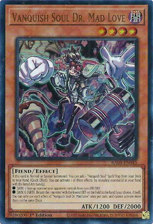 Vanquish Soul Dr. Mad Love [RA04-EN045] Ultra Rare | Exor Games New Glasgow