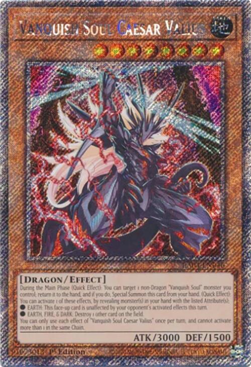 Vanquish Soul Caesar Valius [RA04-EN046] Platinum Secret Rare | Exor Games New Glasgow