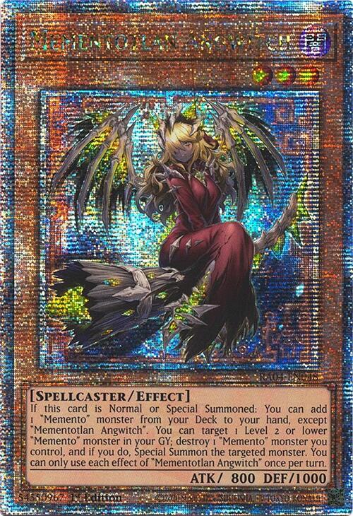 Mementotlan Angwitch [RA04-EN048] Quarter Century Secret Rare | Exor Games New Glasgow