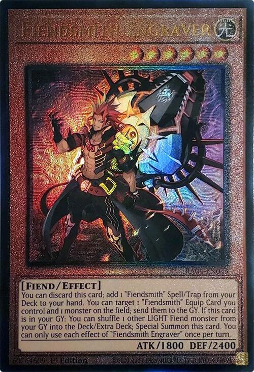 Fiendsmith Engraver [RA04-EN049] Prismatic Ultimate Rare | Exor Games New Glasgow