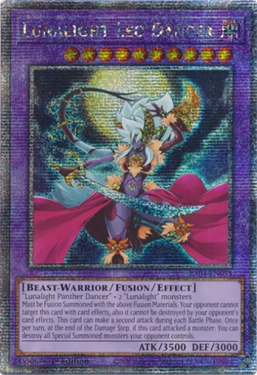 Lunalight Leo Dancer [RA04-EN053] Quarter Century Secret Rare | Exor Games New Glasgow