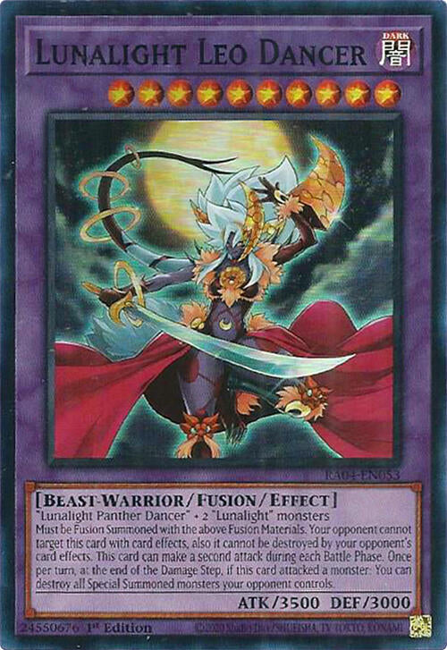 Lunalight Leo Dancer [RA04-EN053] Super Rare | Exor Games New Glasgow