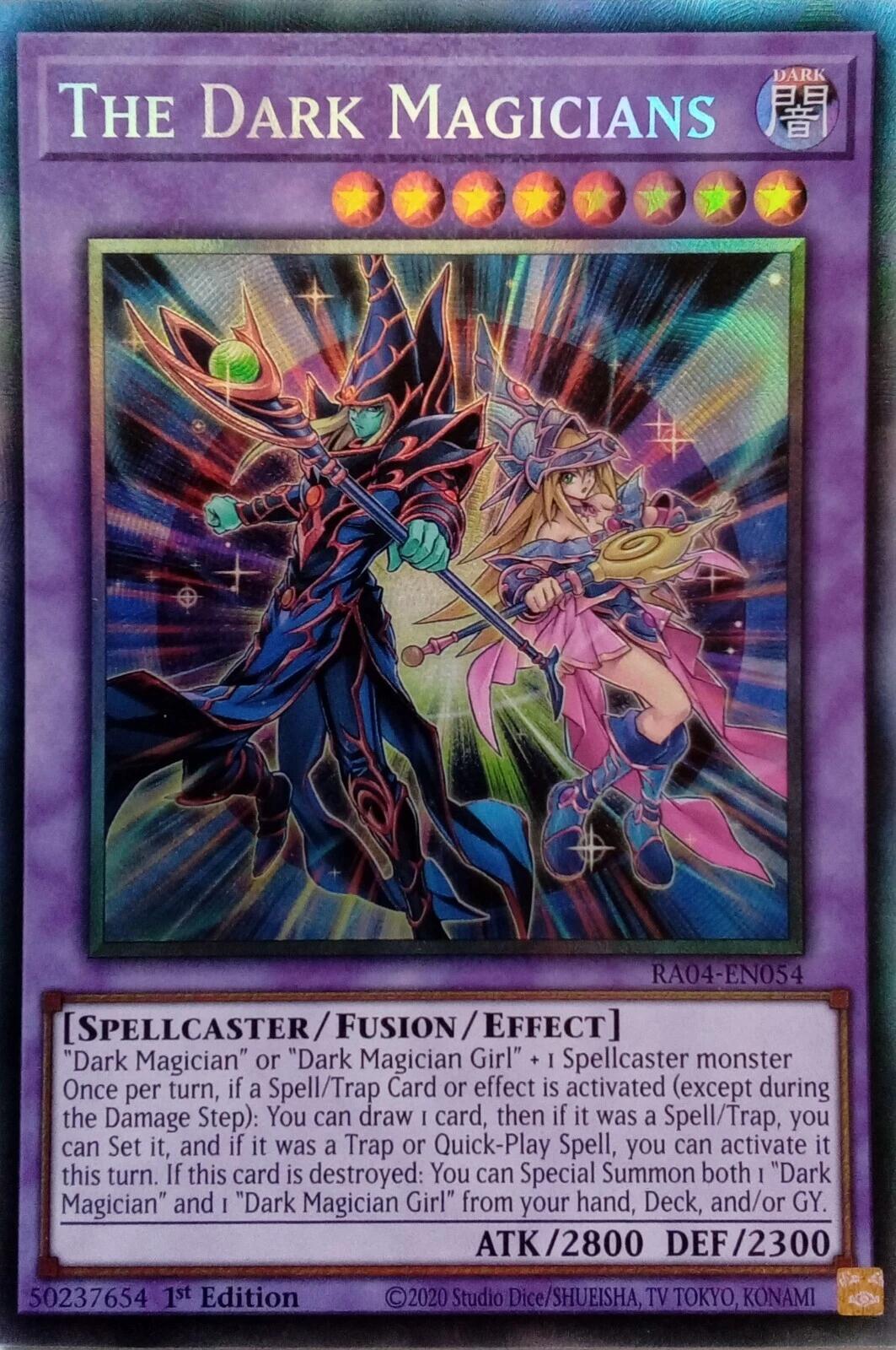 The Dark Magicians [RA04-EN054] Prismatic Collector's Rare | Exor Games New Glasgow