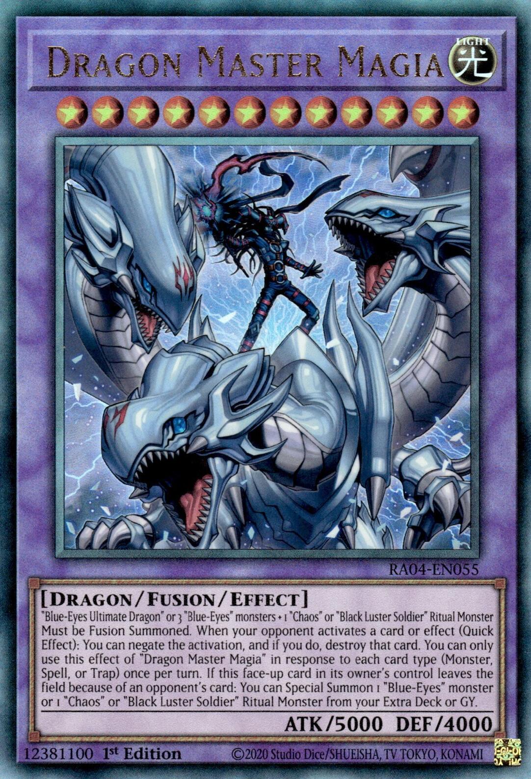 Dragon Master Magia [RA04-EN055] Prismatic Ultimate Rare | Exor Games New Glasgow