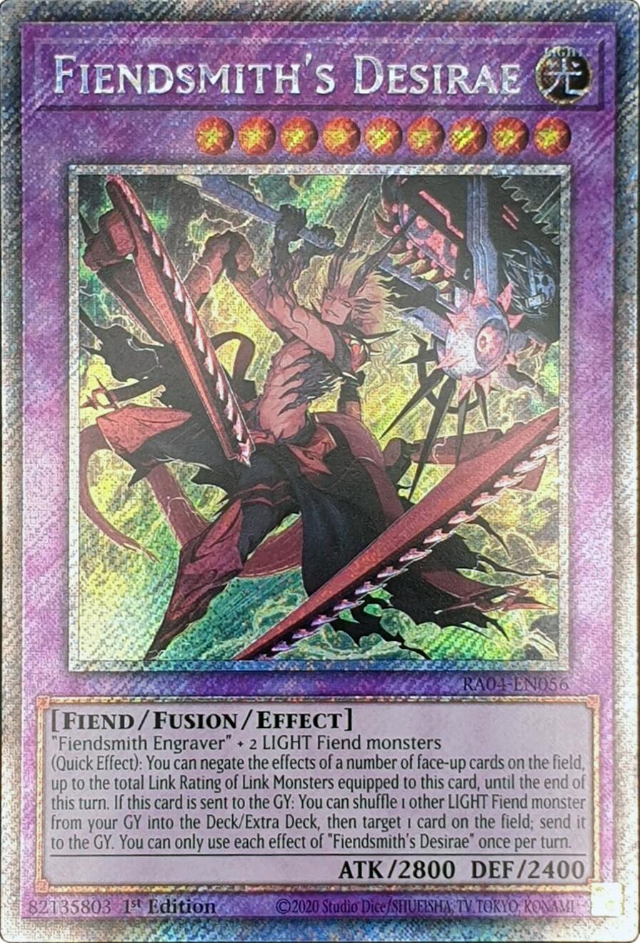 Fiendsmith's Desirae [RA04-EN056] Platinum Secret Rare | Exor Games New Glasgow