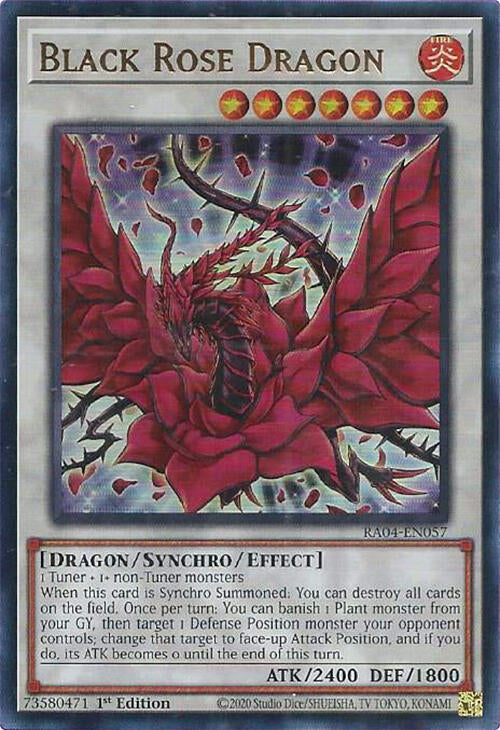 Black Rose Dragon [RA04-EN057] Ultra Rare | Exor Games New Glasgow