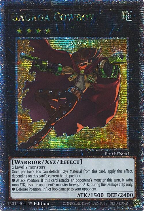Gagaga Cowboy [RA04-EN064] Quarter Century Secret Rare | Exor Games New Glasgow