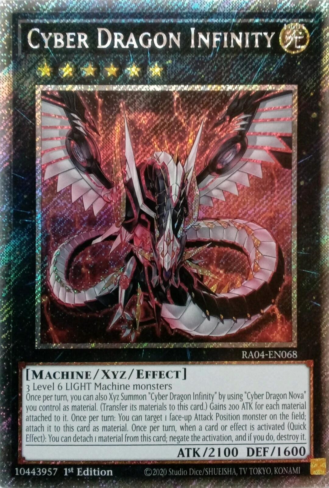 Cyber Dragon Infinity [RA04-EN068] Platinum Secret Rare | Exor Games New Glasgow