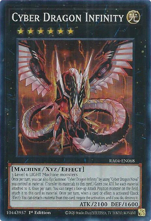 Cyber Dragon Infinity [RA04-EN068] Super Rare | Exor Games New Glasgow