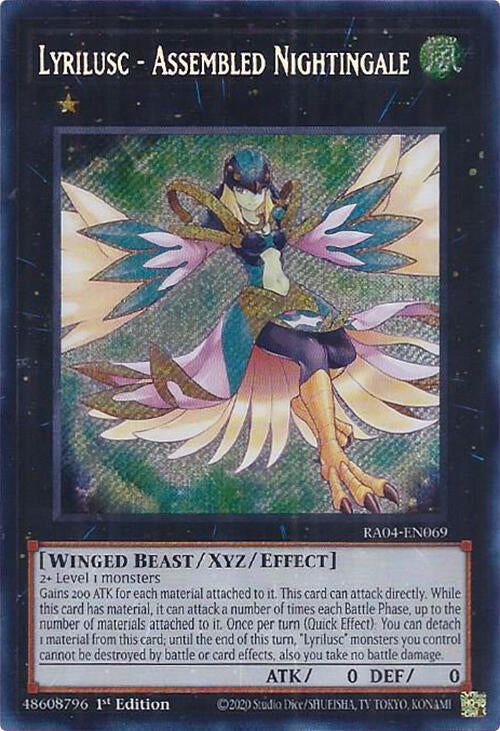 Lyrilusc - Assembled Nightingale [RA04-EN069] Secret Rare | Exor Games New Glasgow