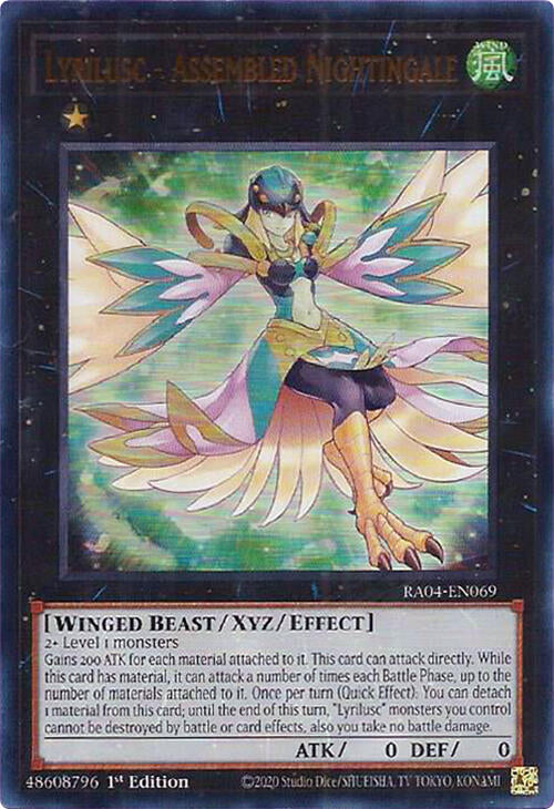 Lyrilusc - Assembled Nightingale [RA04-EN069] Ultra Rare | Exor Games New Glasgow