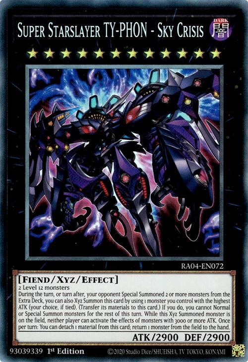 Super Starslayer TY-PHON - Sky Crisis [RA04-EN072] Prismatic Collector's Rare | Exor Games New Glasgow
