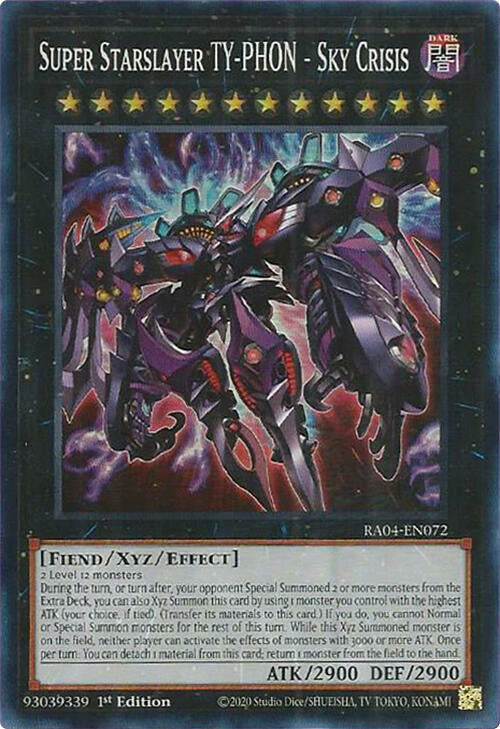 Super Starslayer TY-PHON - Sky Crisis [RA04-EN072] Super Rare | Exor Games New Glasgow