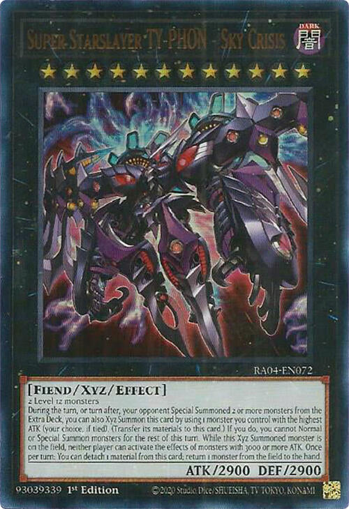 Super Starslayer TY-PHON - Sky Crisis [RA04-EN072] Ultra Rare | Exor Games New Glasgow