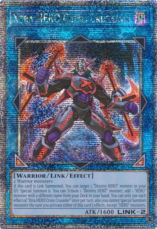 Xtra HERO Cross Crusader [RA04-EN076] Quarter Century Secret Rare | Exor Games New Glasgow
