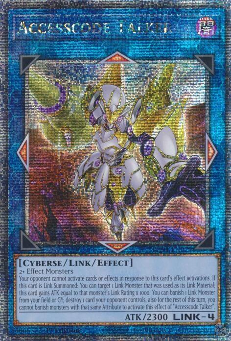 Accesscode Talker (New Art) [RA04-EN079] Quarter Century Secret Rare | Exor Games New Glasgow