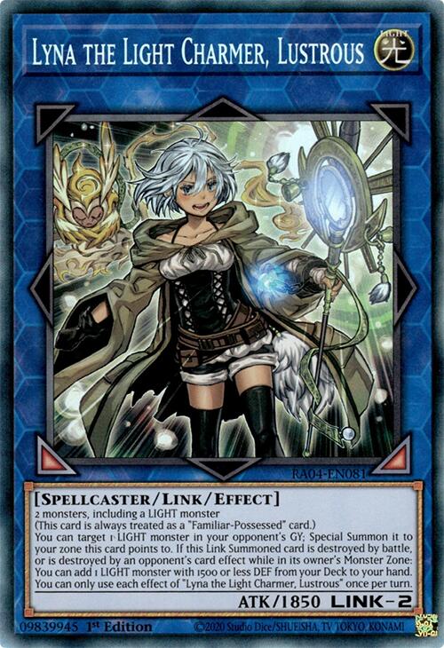 Lyna the Light Charmer, Lustrous [RA04-EN081] Prismatic Collector's Rare | Exor Games New Glasgow