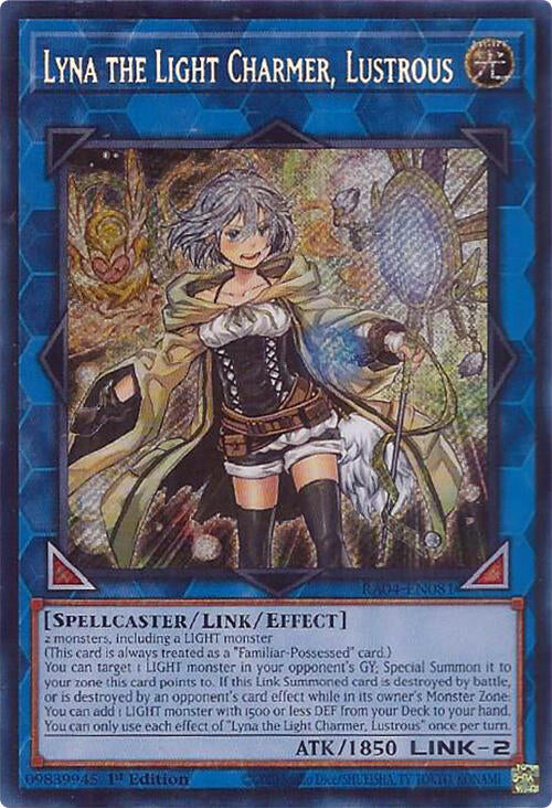 Lyna the Light Charmer, Lustrous [RA04-EN081] Secret Rare | Exor Games New Glasgow