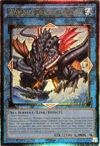 Worldsea Dragon Zealantis [RA04-EN082] Prismatic Ultimate Rare | Exor Games New Glasgow