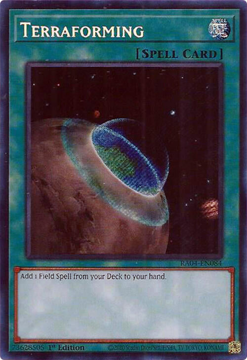 Terraforming [RA04-EN084] Secret Rare | Exor Games New Glasgow