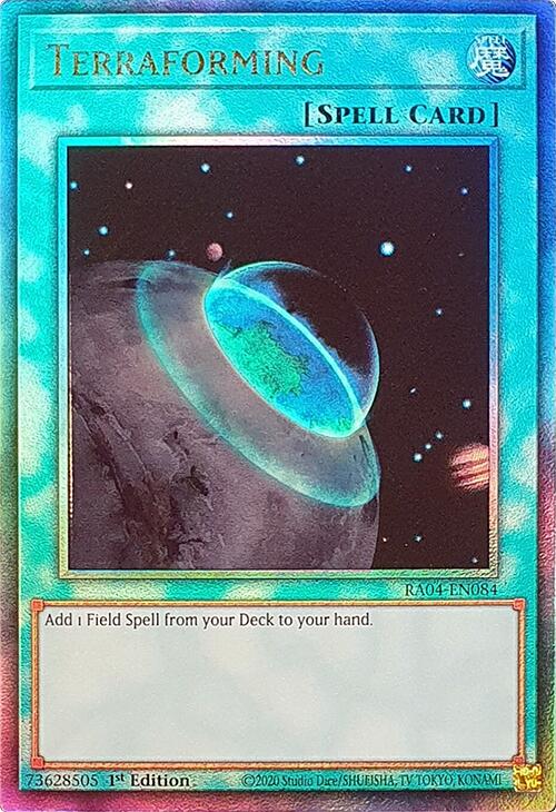 Terraforming [RA04-EN084] Prismatic Ultimate Rare | Exor Games New Glasgow
