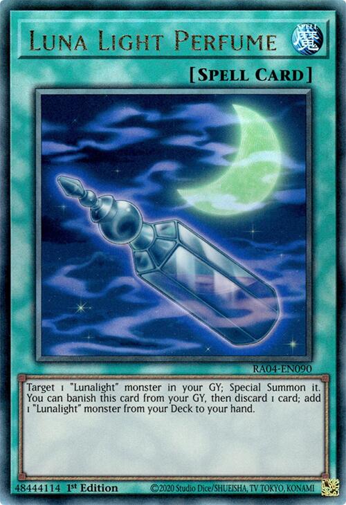 Luna Light Perfume [RA04-EN090] Prismatic Ultimate Rare | Exor Games New Glasgow