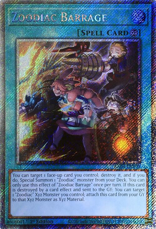 Zoodiac Barrage [RA04-EN091] Platinum Secret Rare | Exor Games New Glasgow