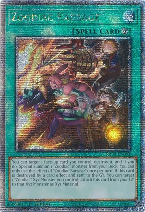 Zoodiac Barrage [RA04-EN091] Quarter Century Secret Rare | Exor Games New Glasgow