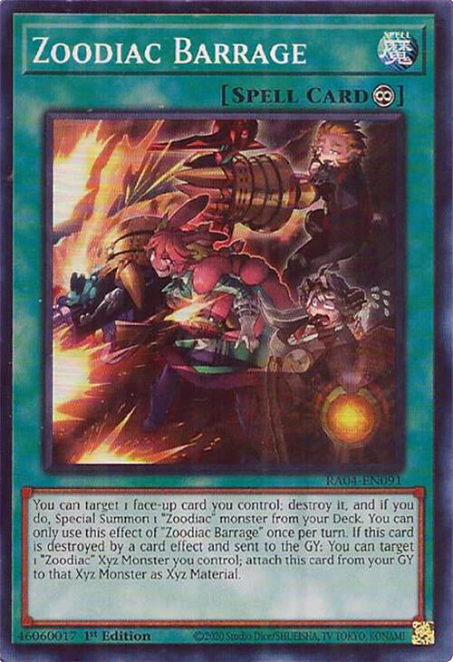 Zoodiac Barrage [RA04-EN091] Super Rare | Exor Games New Glasgow
