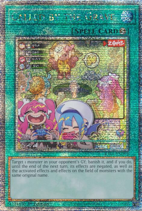 Called by the Grave (New Art) [RA04-EN092] Quarter Century Secret Rare | Exor Games New Glasgow