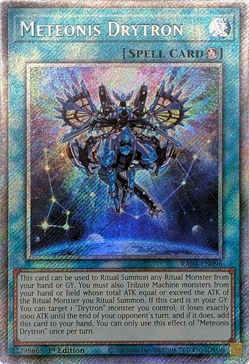 Meteonis Drytron [RA04-EN096] Platinum Secret Rare | Exor Games New Glasgow