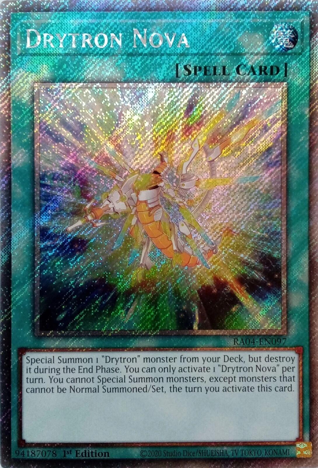 Drytron Nova [RA04-EN097] Platinum Secret Rare | Exor Games New Glasgow