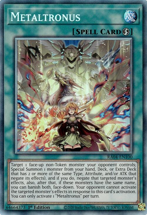 Metaltronus [RA04-EN100] Prismatic Collector's Rare | Exor Games New Glasgow