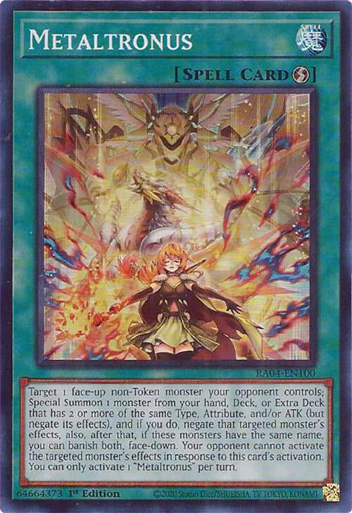 Metaltronus [RA04-EN100] Super Rare | Exor Games New Glasgow