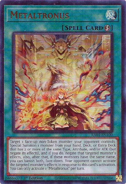 Metaltronus [RA04-EN100] Ultra Rare | Exor Games New Glasgow