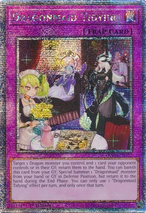 Dragonmaid Tidying [RA04-EN102] Quarter Century Secret Rare | Exor Games New Glasgow